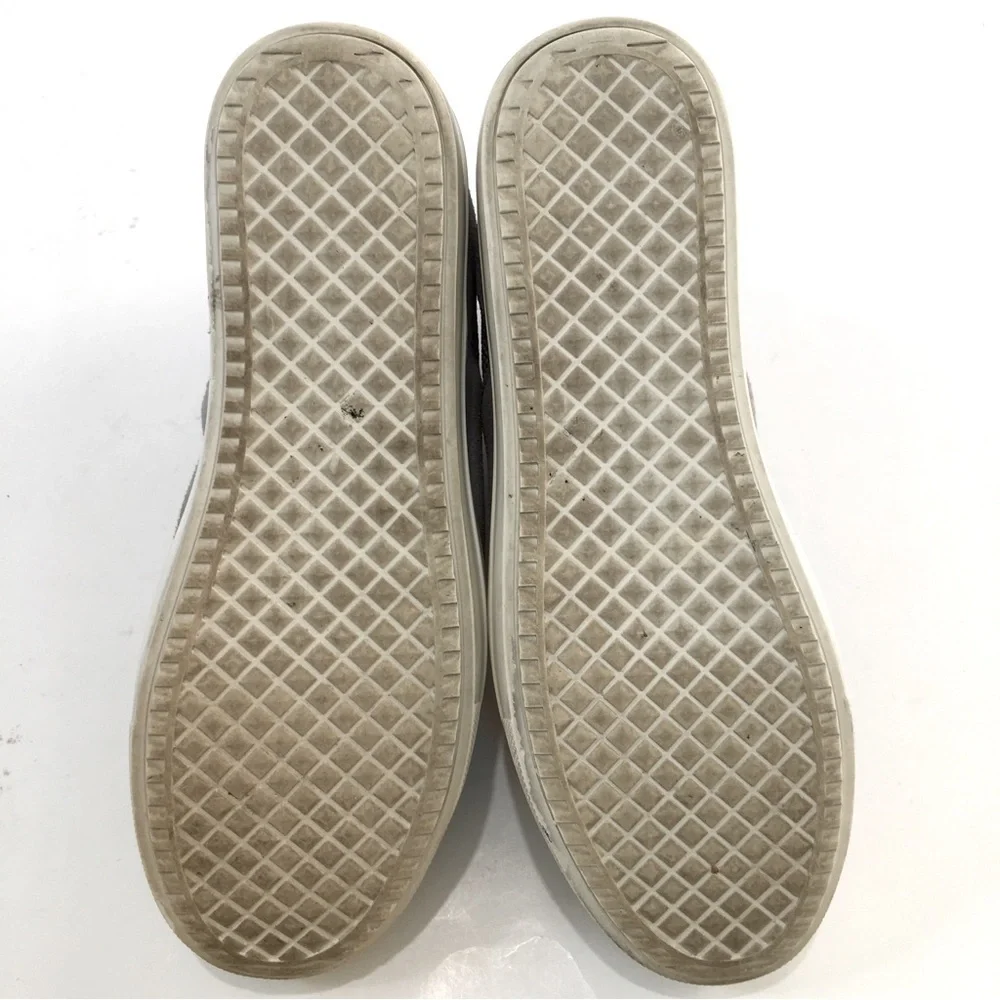 Steve Madden Sultan Gray Suede Leather slip on Chelsea platform Wedge Sneakers